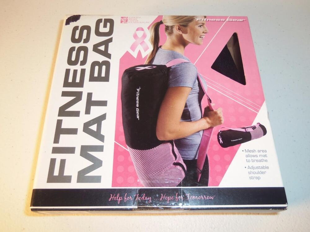 Fitness Gear Mat Bag New Pink Ribbon -0815T22